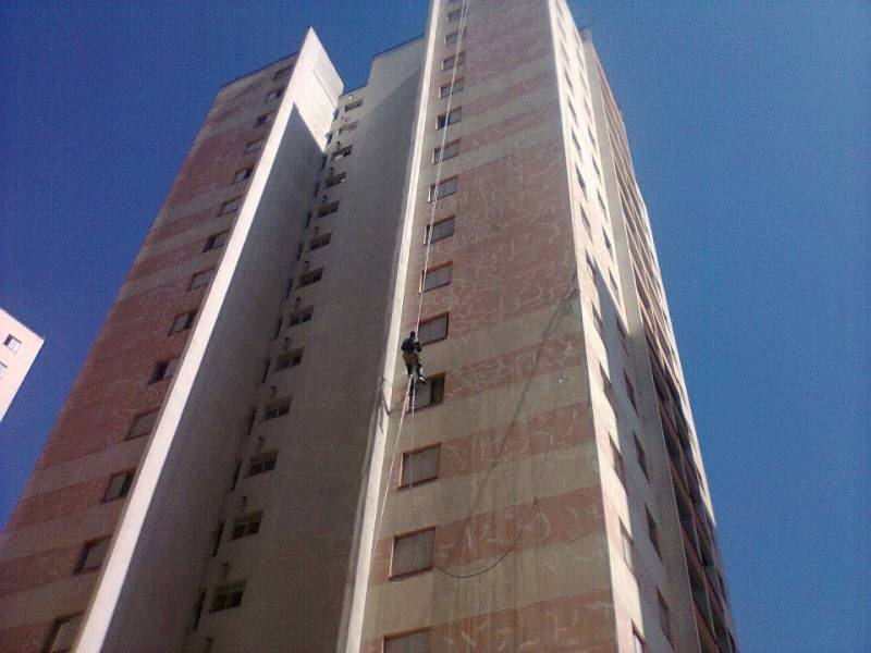 Restauração de Fachada em Edifício Santo André - Restauração de Fachada em Edifício Residencial